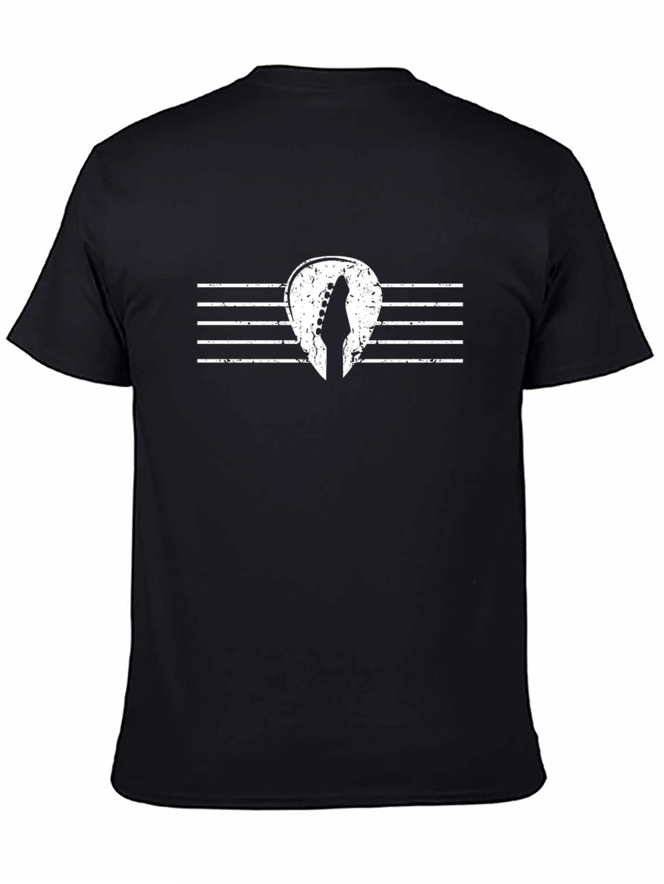Retro Guitar T-Shirt - Music Lover Tee