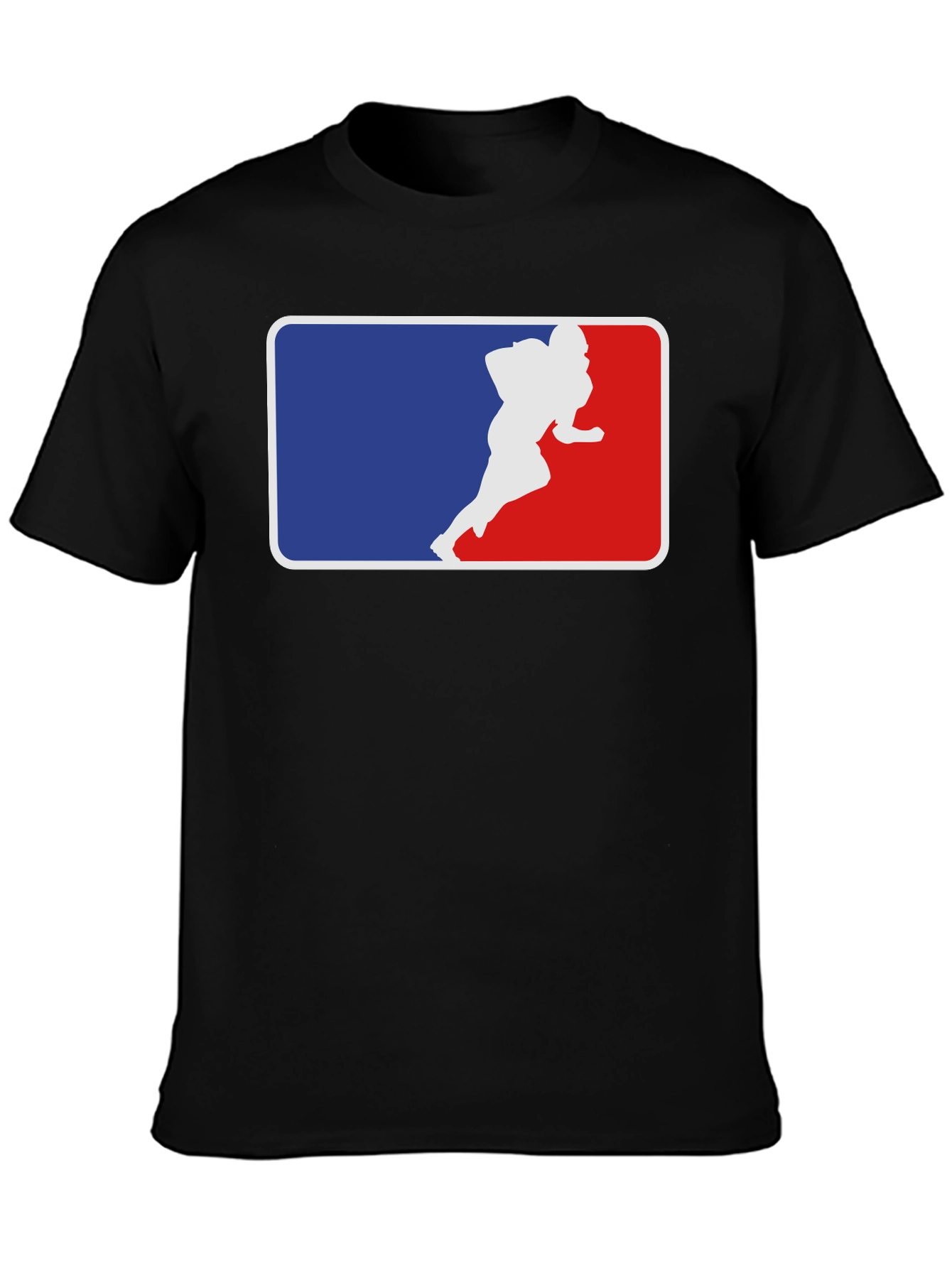Football Player Silhouette Tee