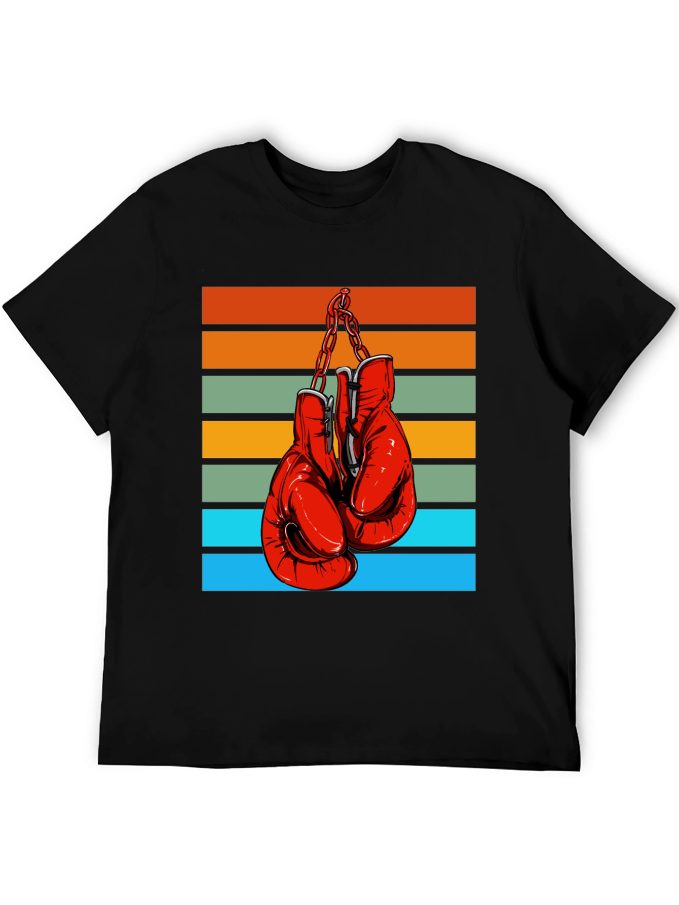 Retro Boxing Gloves Graphic Tee