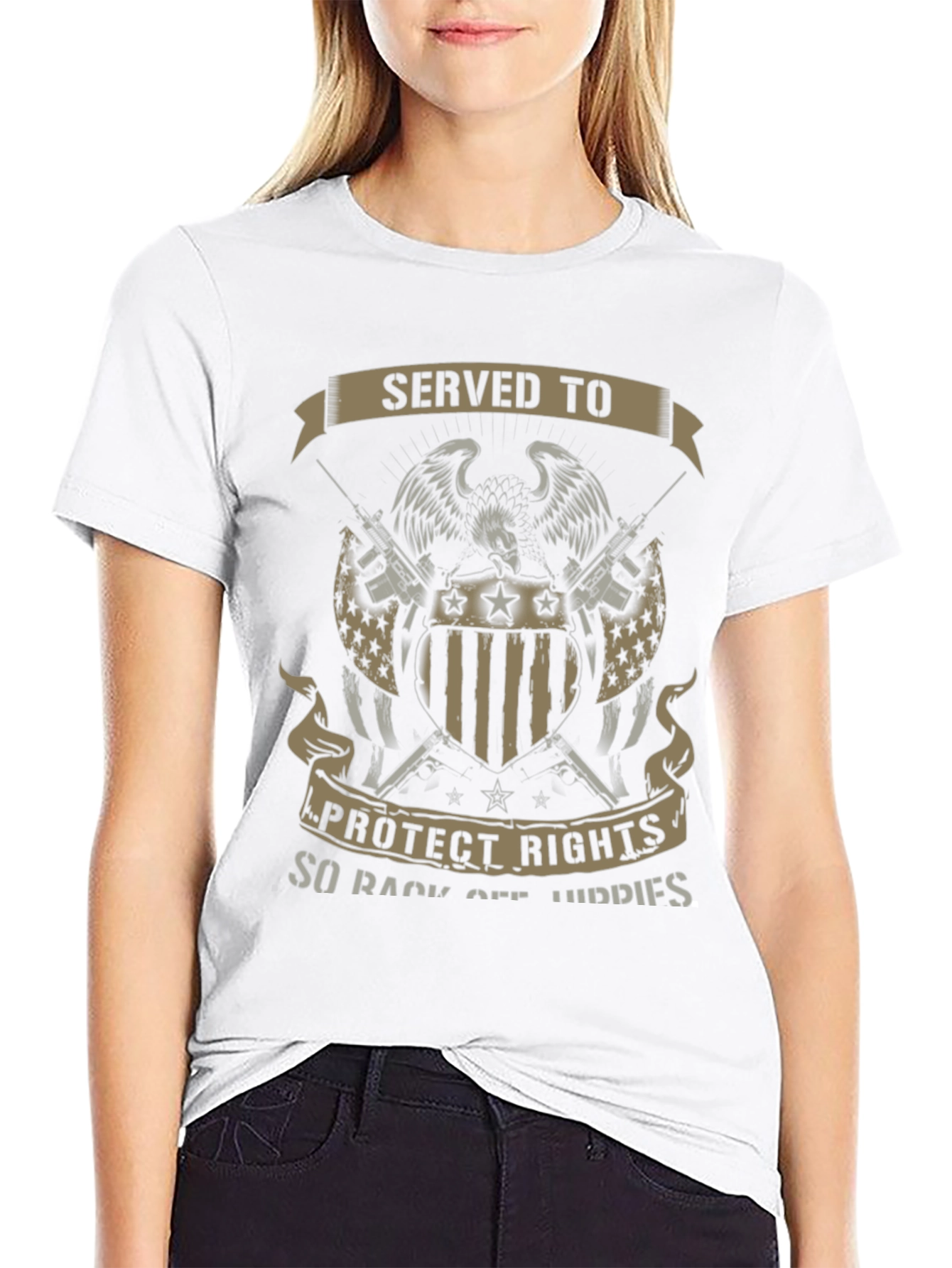 Served to Protect Rights Graphic Tee