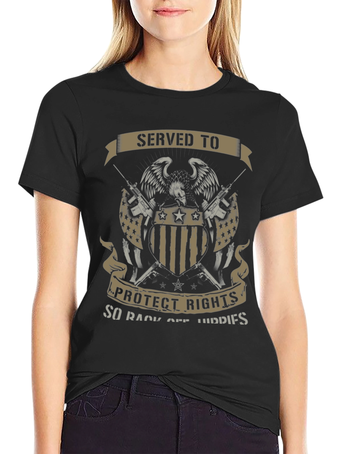 Served to Protect Rights Graphic Tee