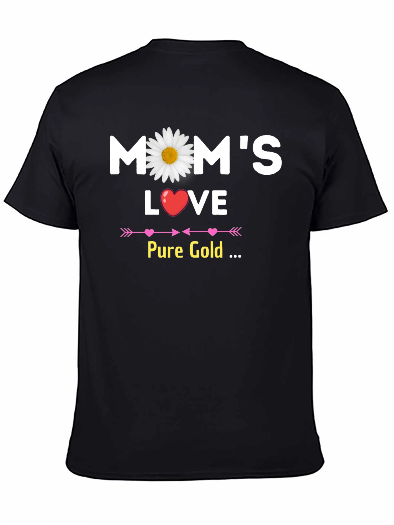 Moms Love Pure Gold Graphic T-Shirt