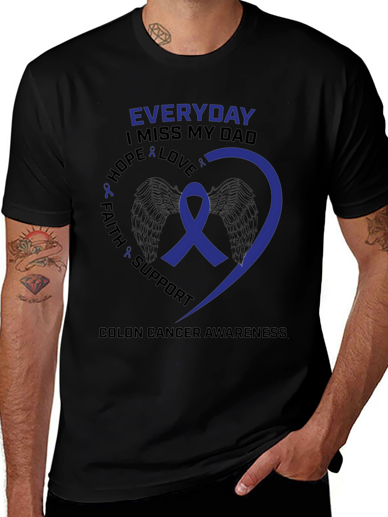 Colon Cancer Awareness T-Shirt - Miss My Dad