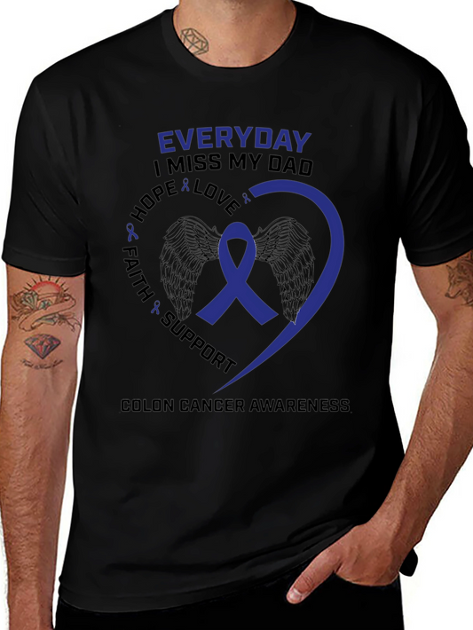Colon Cancer Awareness T-Shirt - Miss My Dad