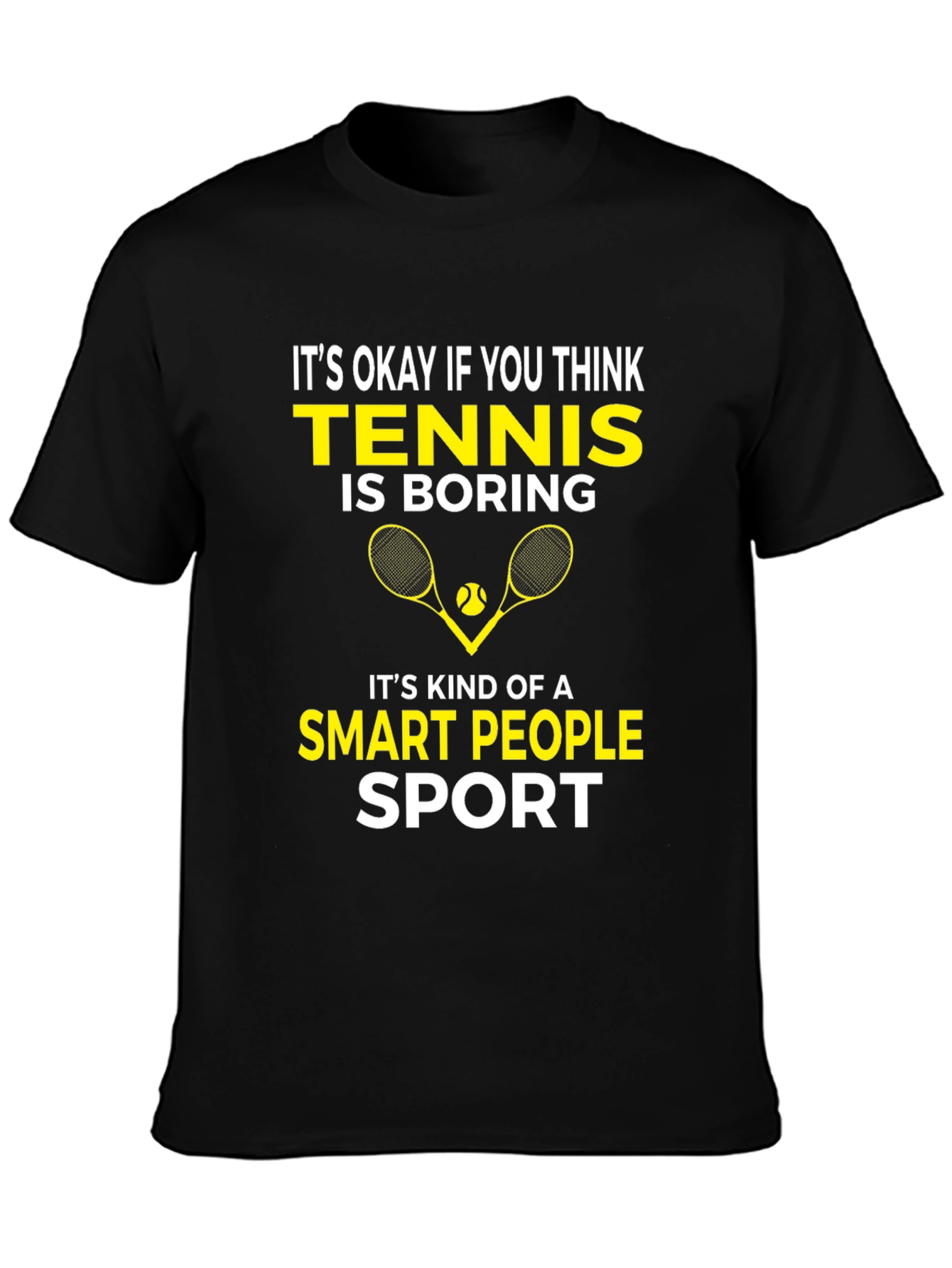 Tennis Smart People Sport Graphic T-Shirt