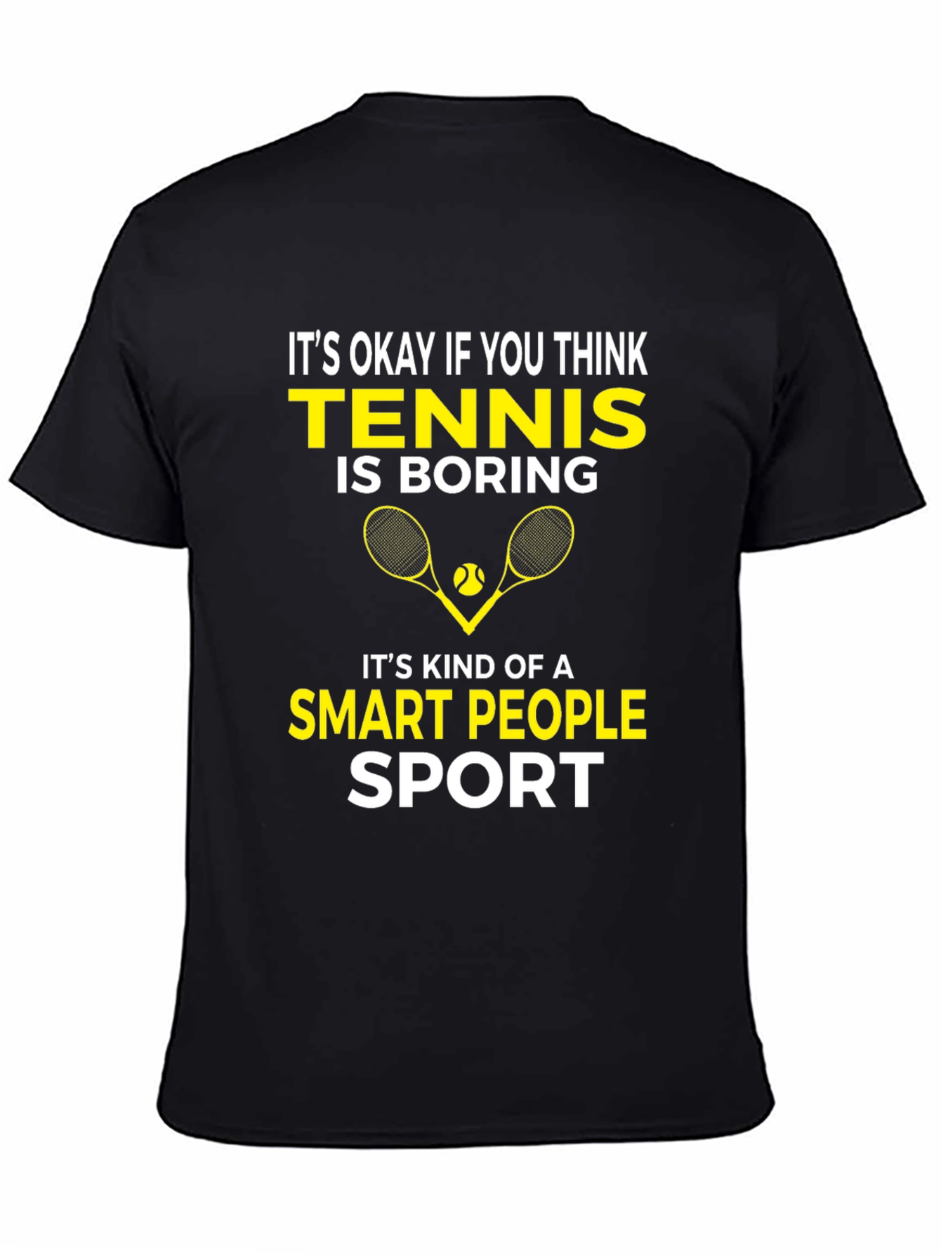 Tennis Smart People Sport Graphic T-Shirt