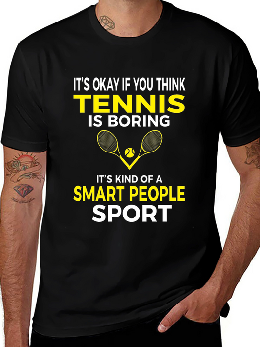 Tennis Smart People Sport Graphic T-Shirt