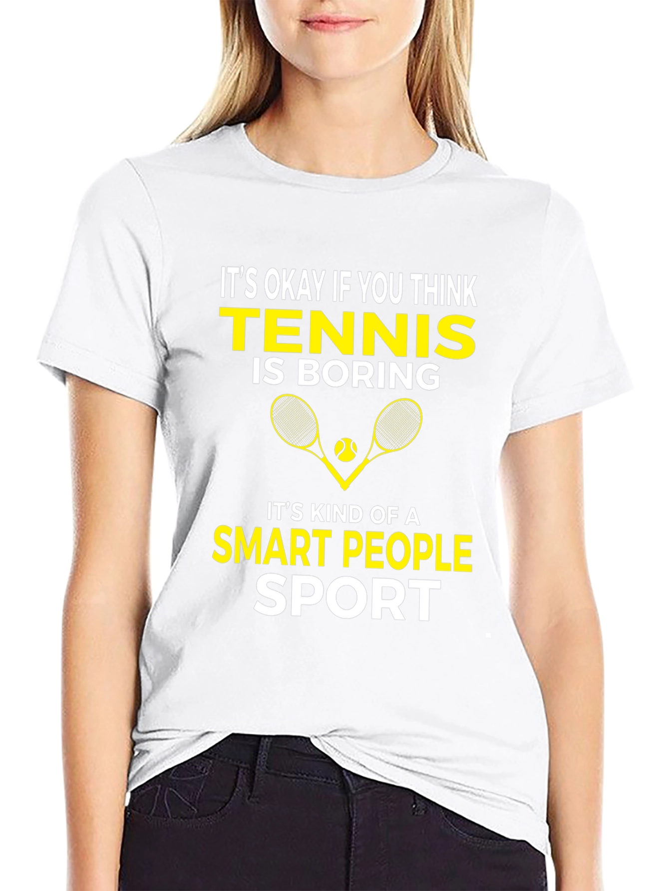 Tennis Smart People Sport Graphic T-Shirt
