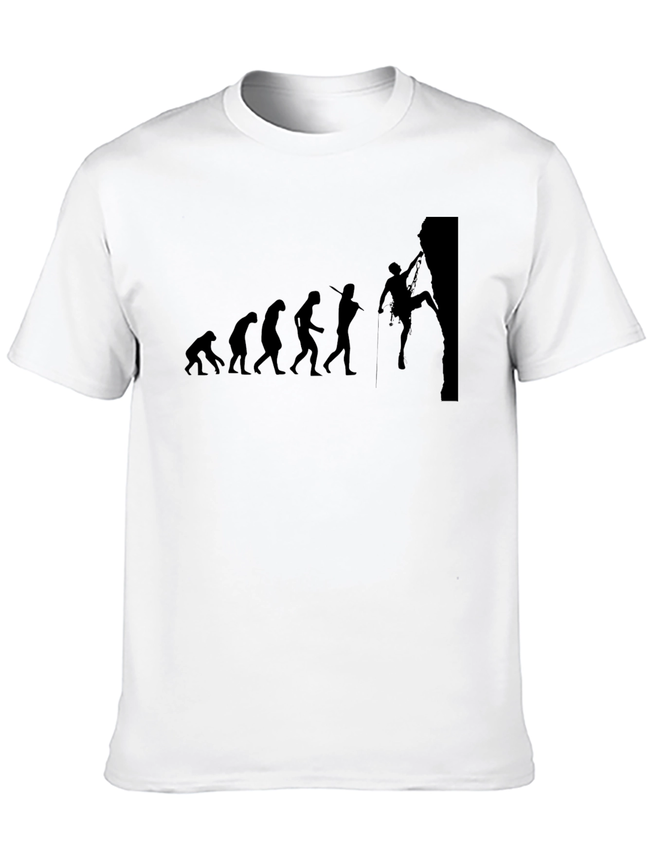 Evolution of Climbing Graphic Tee - Black