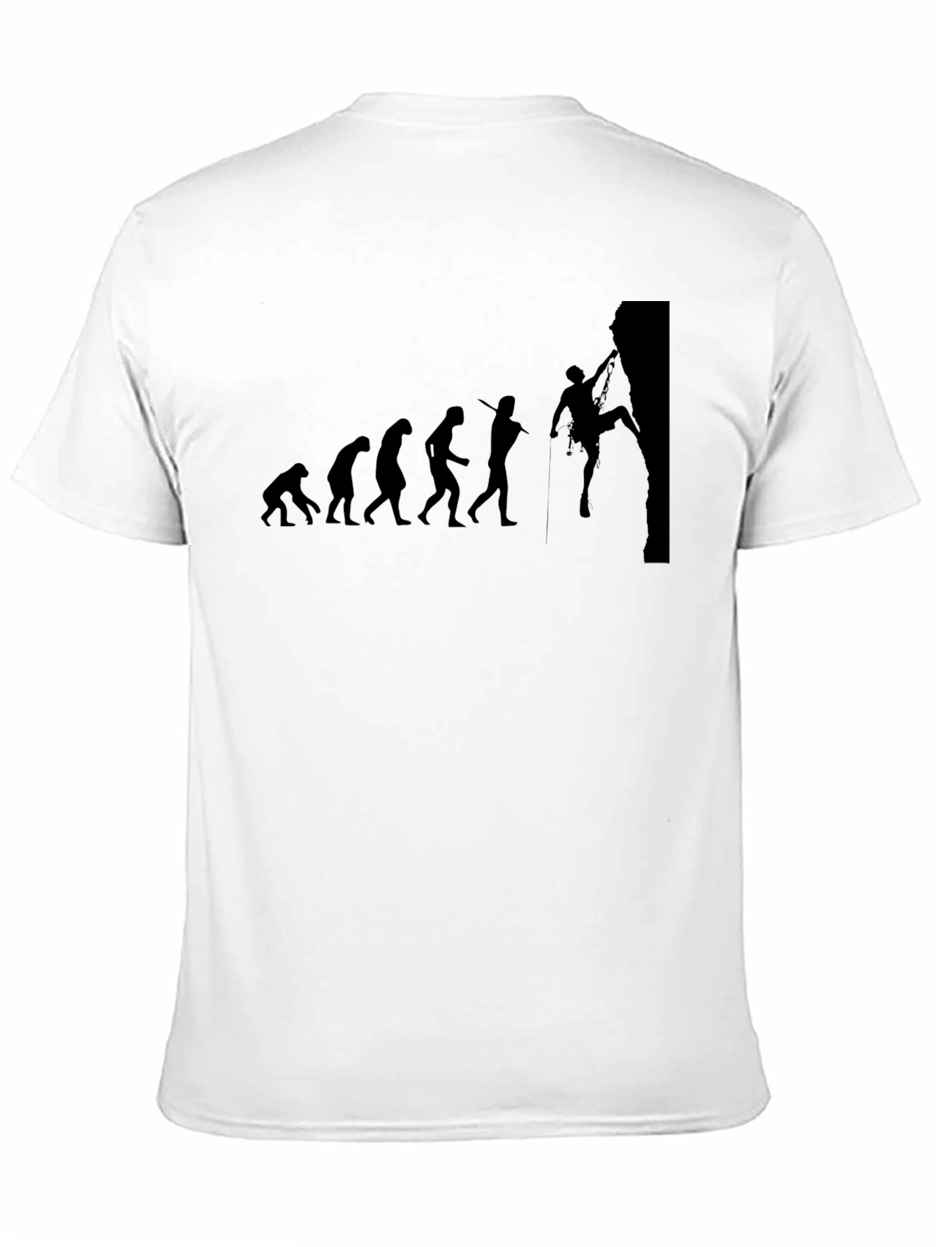 Evolution of Climbing Graphic Tee - Black