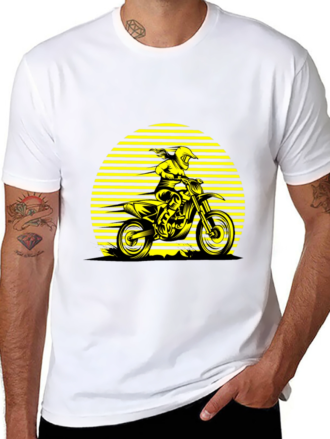 Dirt Bike Rider Graphic Tee