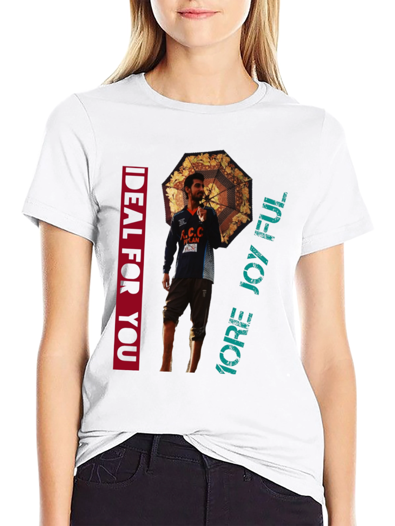 Mens Graphic Print T-Shirt - Ideal & Joyful Design
