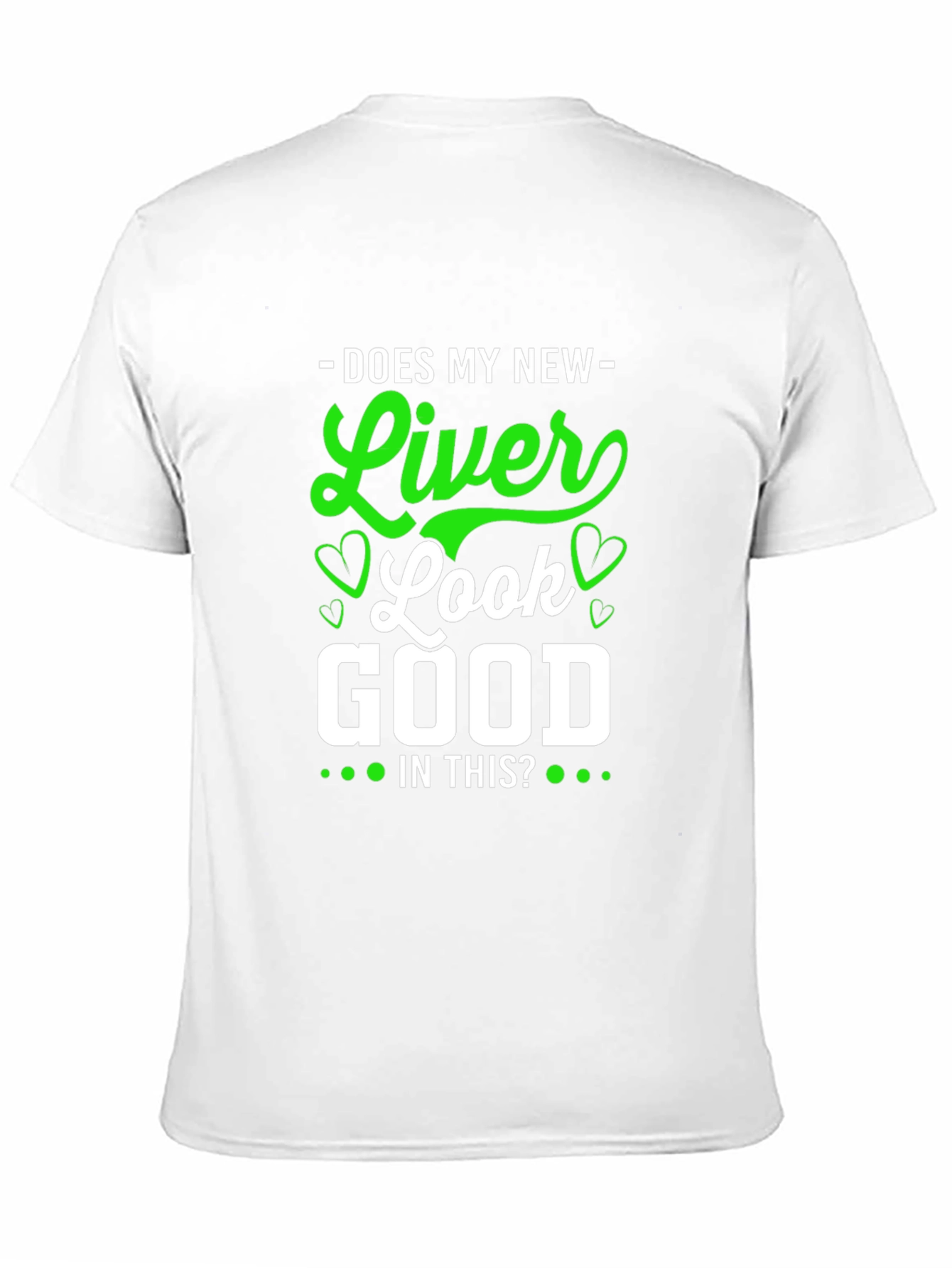 New Liver Graphic T-Shirt Funny Unisex Top