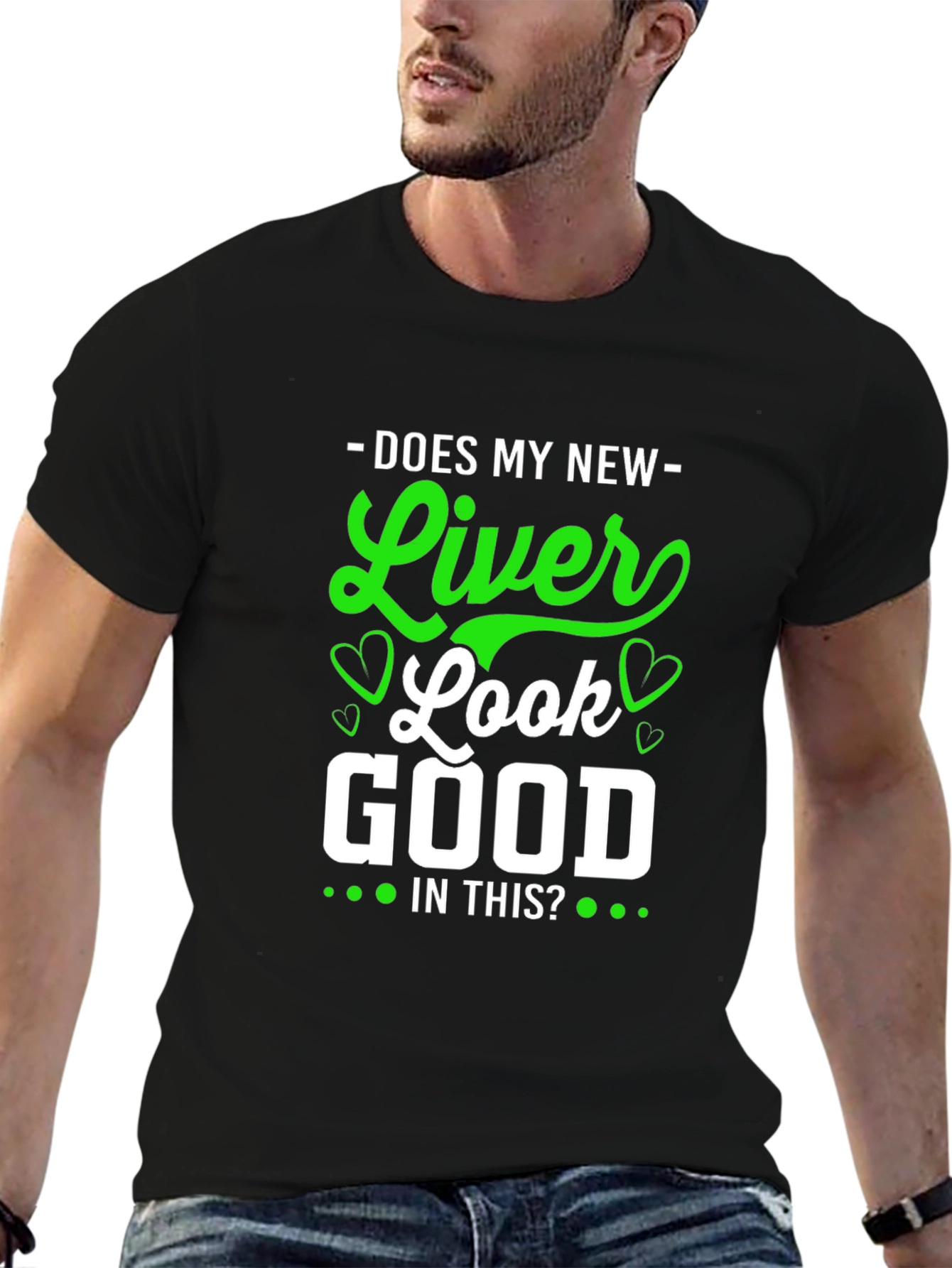 New Liver Graphic T-Shirt Funny Unisex Top