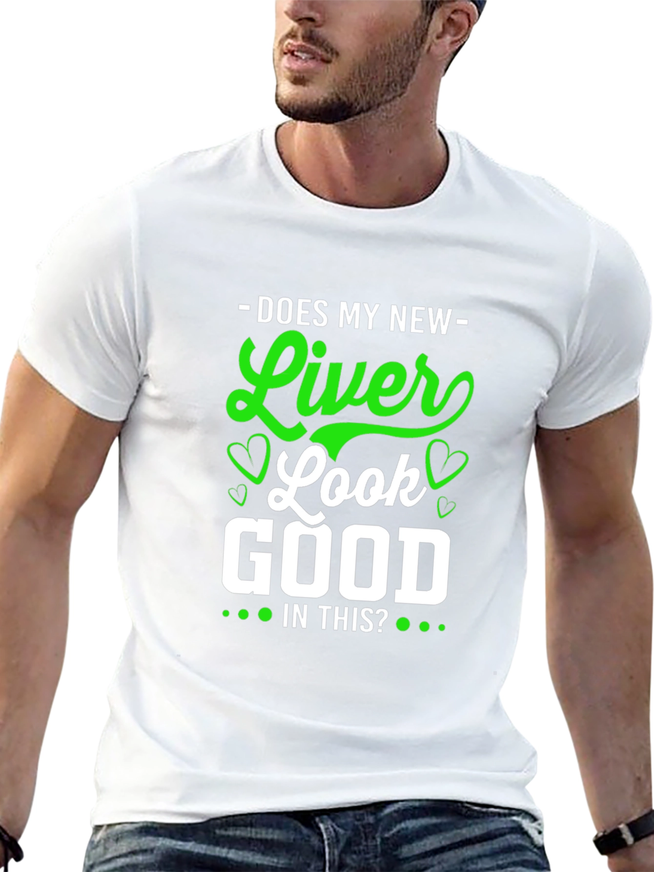 New Liver Graphic T-Shirt Funny Unisex Top