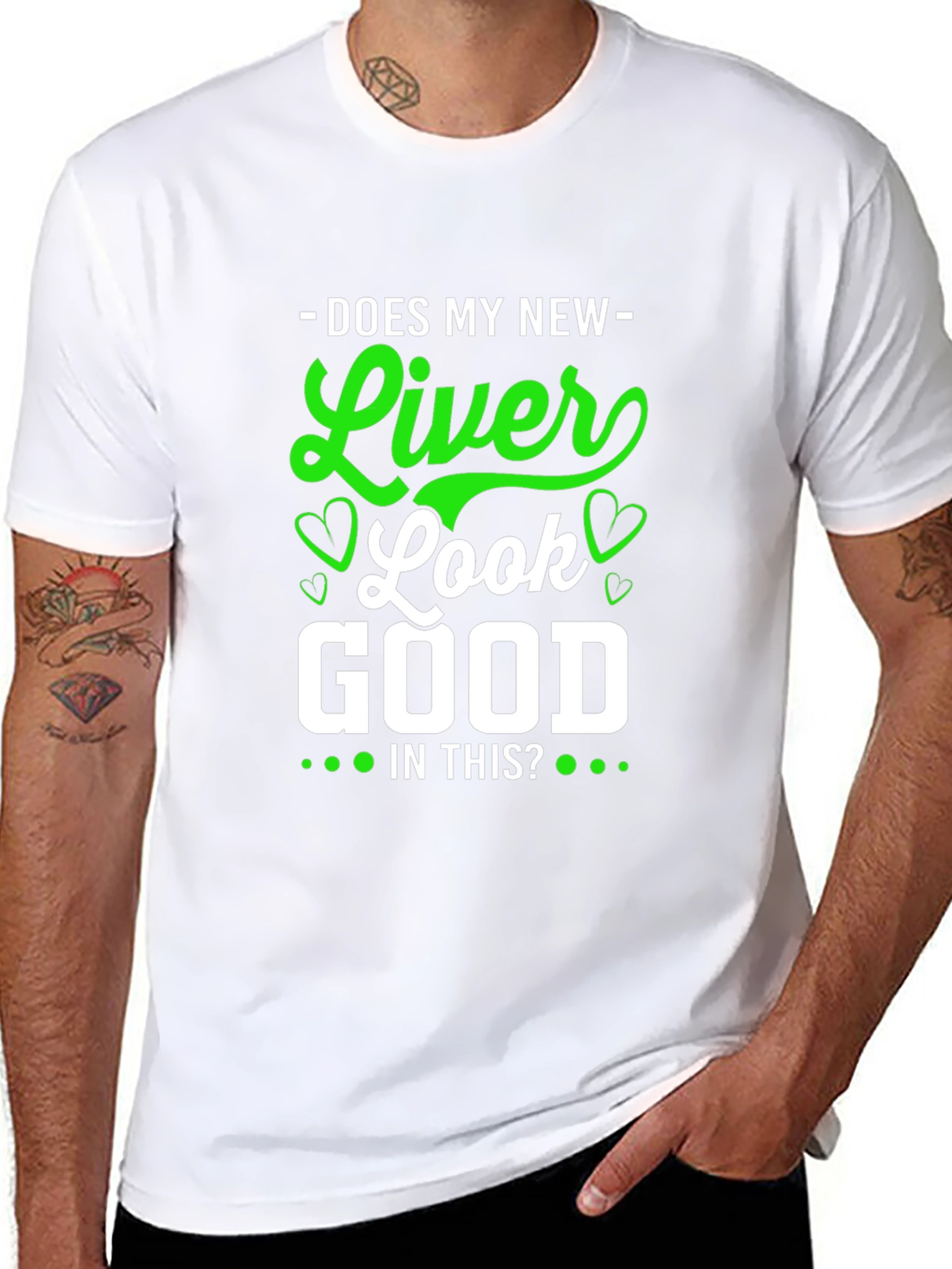 New Liver Graphic T-Shirt Funny Unisex Top