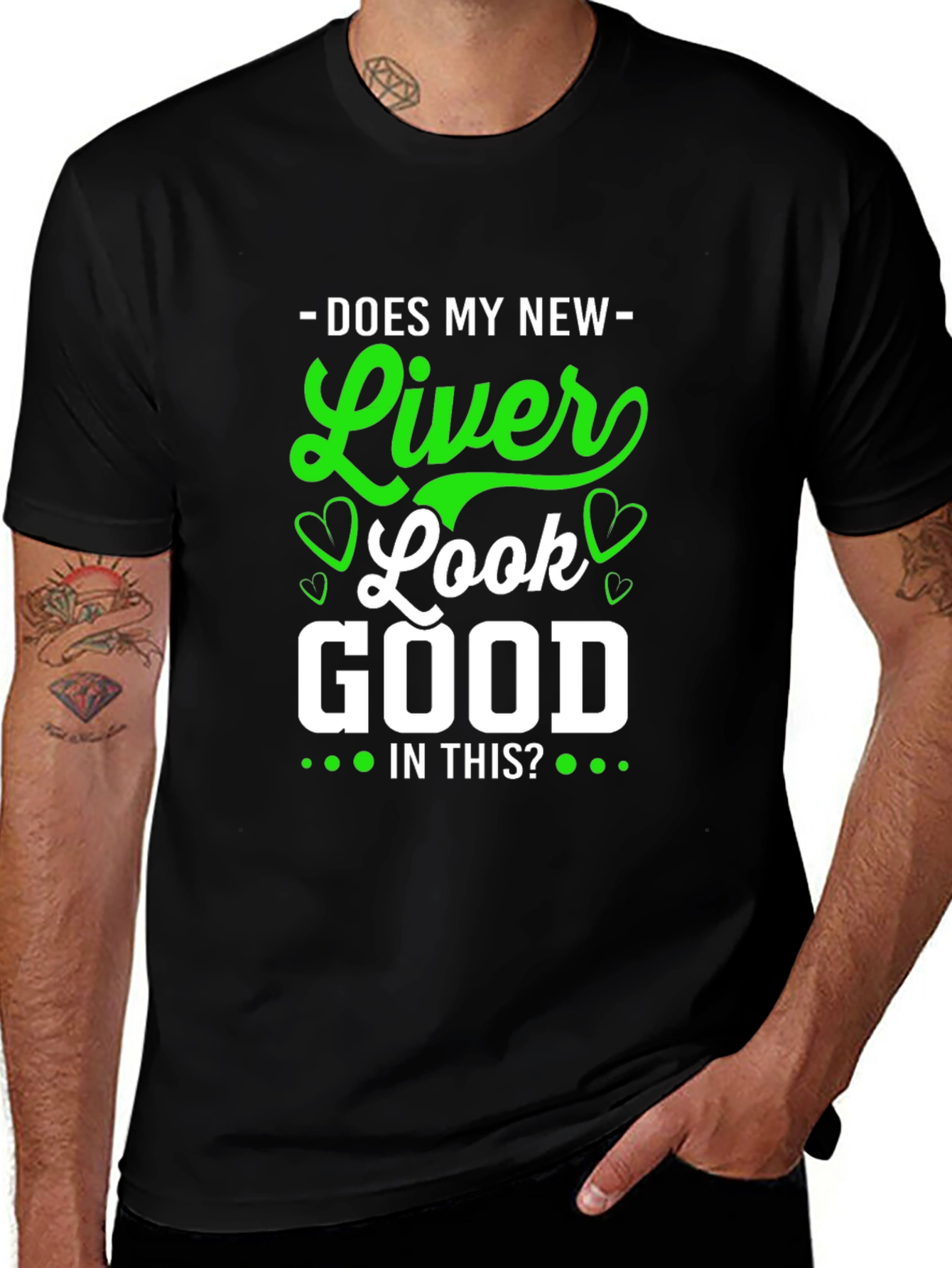 New Liver Graphic T-Shirt Funny Unisex Top