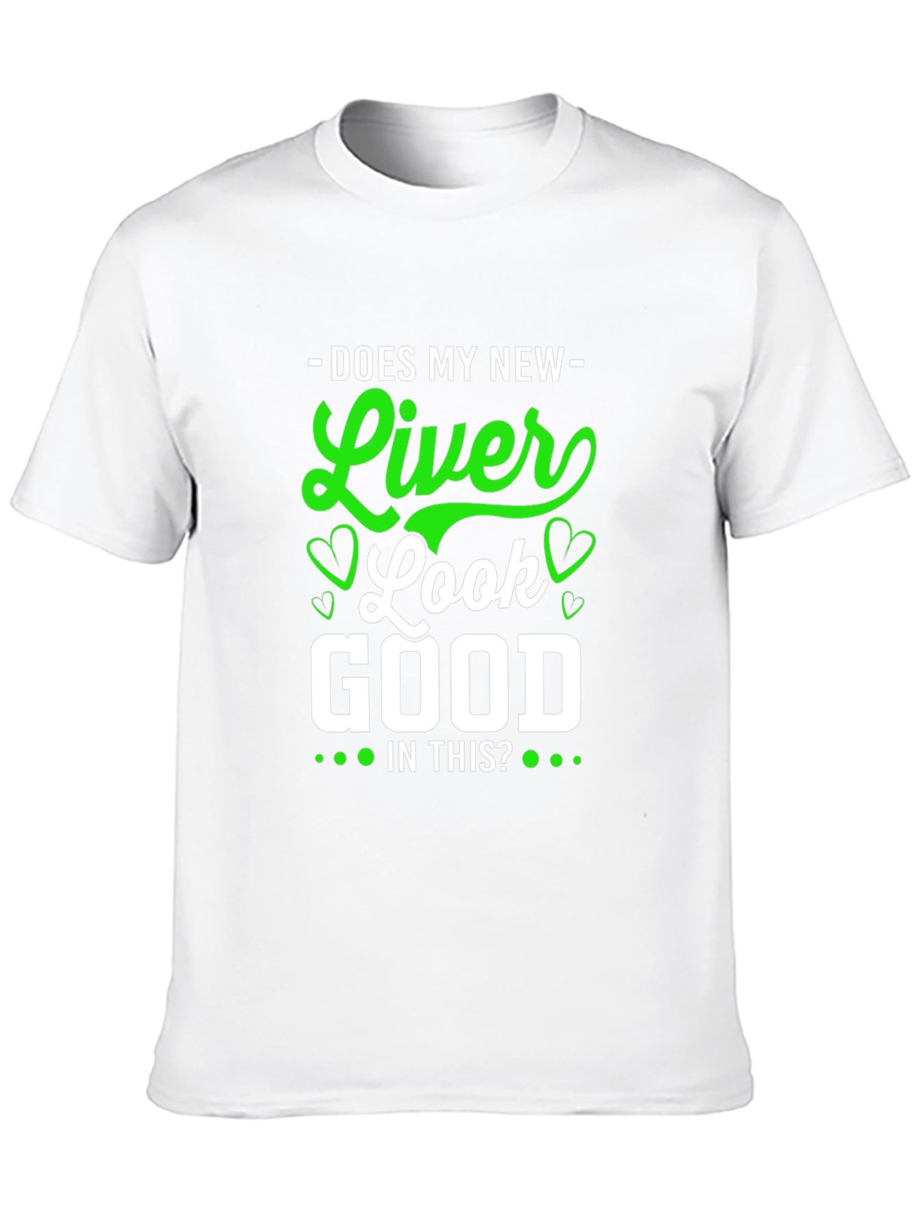 New Liver Graphic T-Shirt Funny Unisex Top