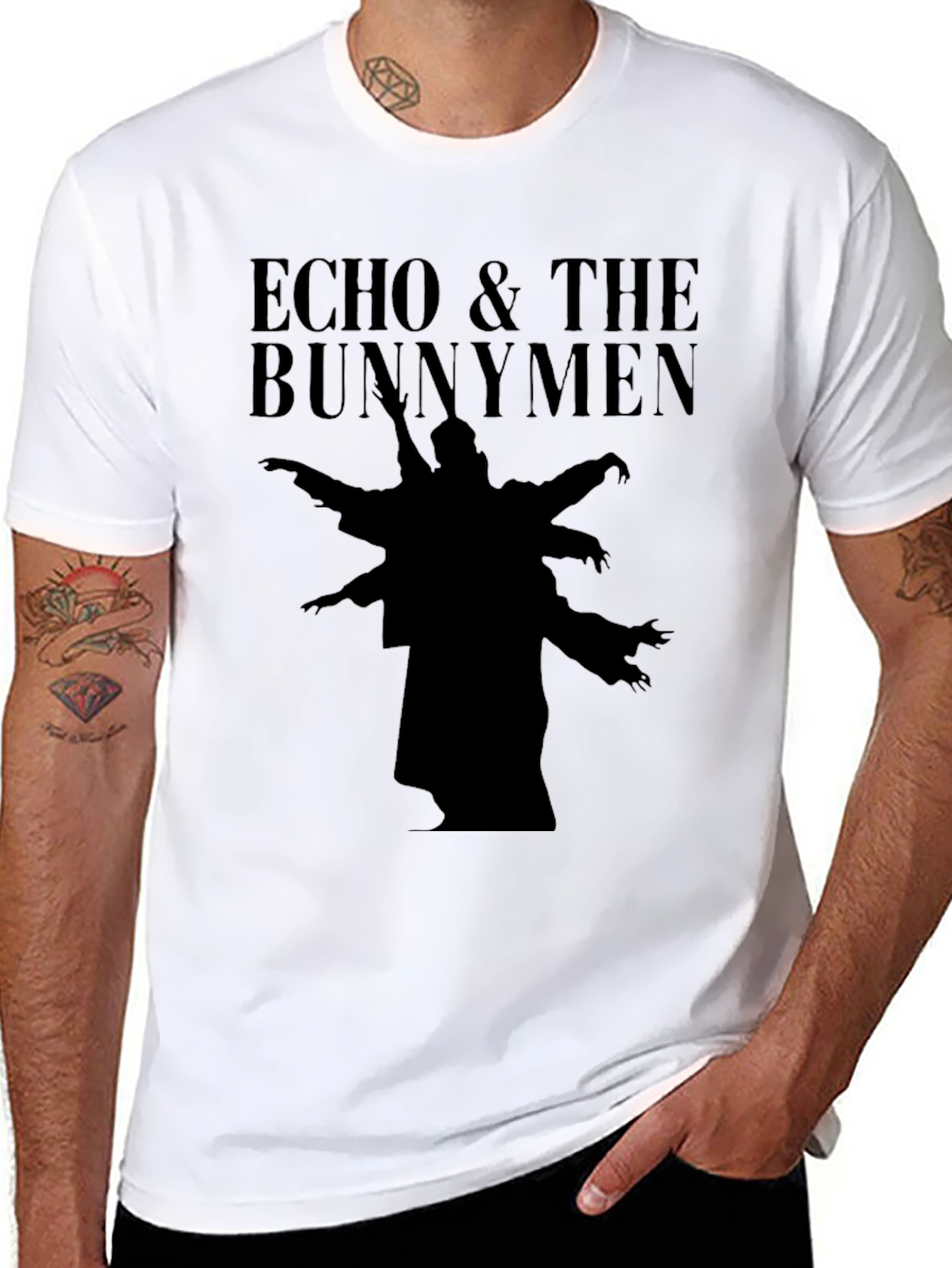 Echo & The Bunnymen Black Graphic T-Shirt