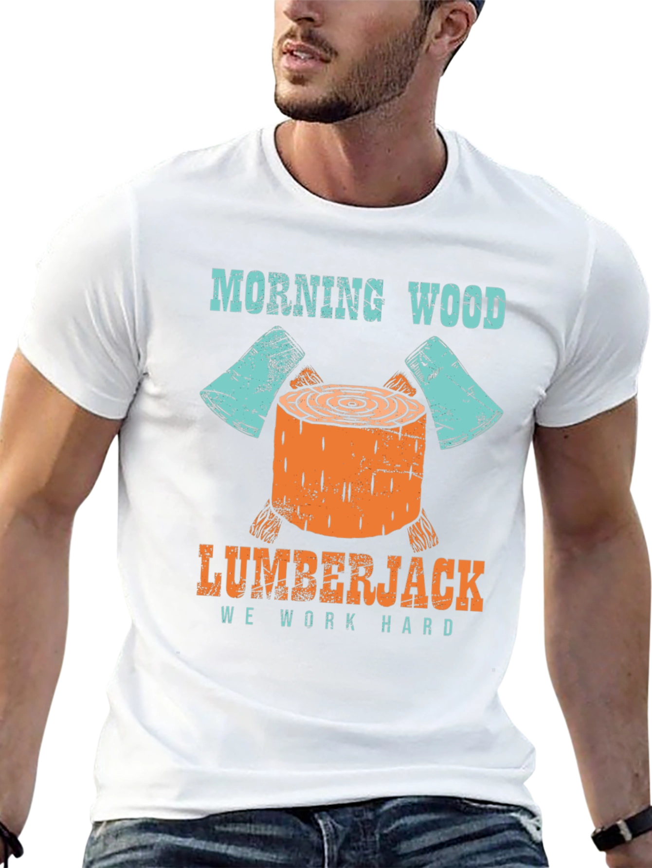 Morning Wood Lumberjack Graphic Tee