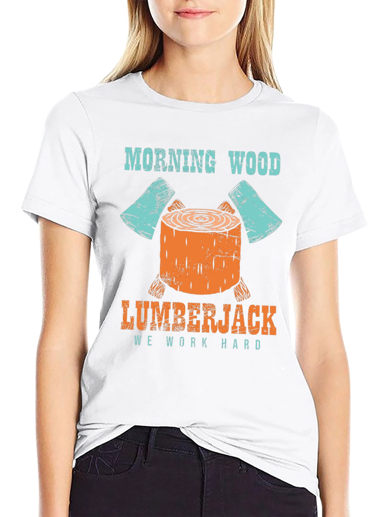 Morning Wood Lumberjack Graphic Tee