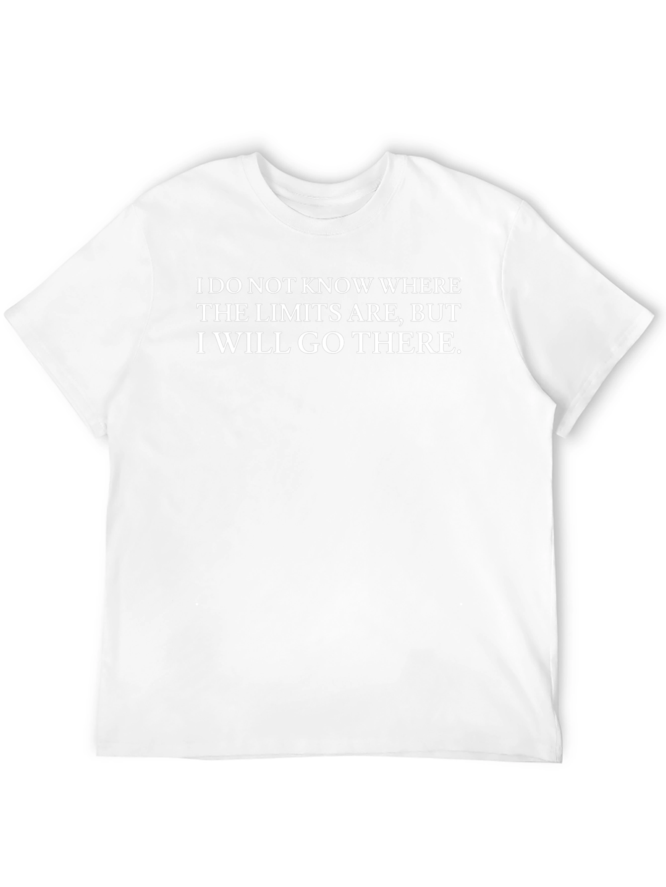 Humorous Limits Graphic T-Shirt
