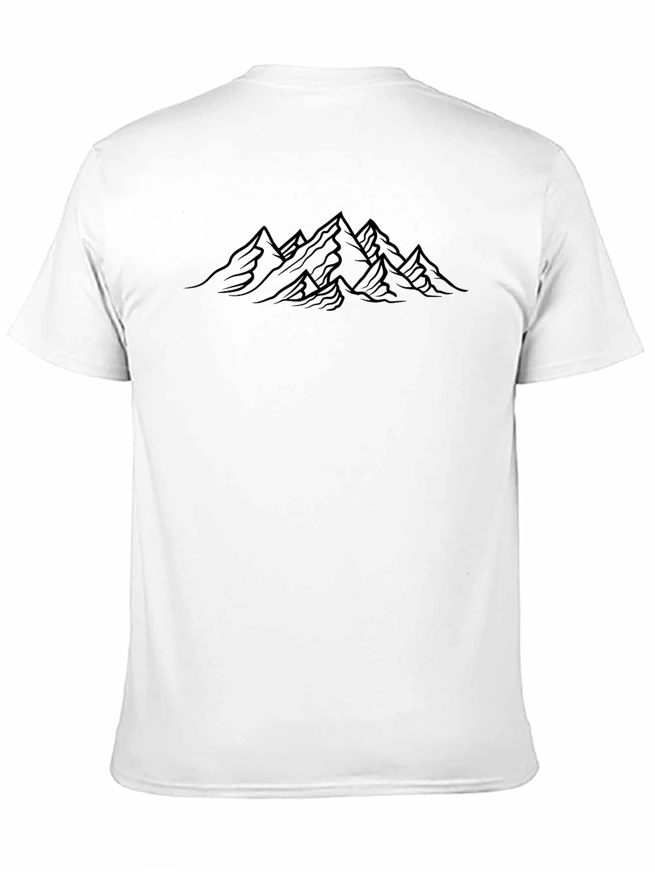 Mountain Graphic Tee - Black Casual Style