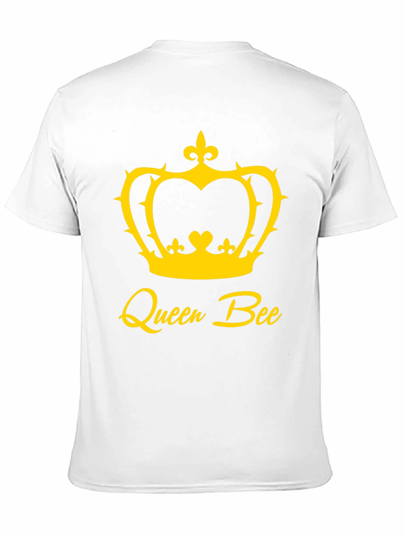 Queen Bee Graphic Tee - Black Cotton T-Shirt