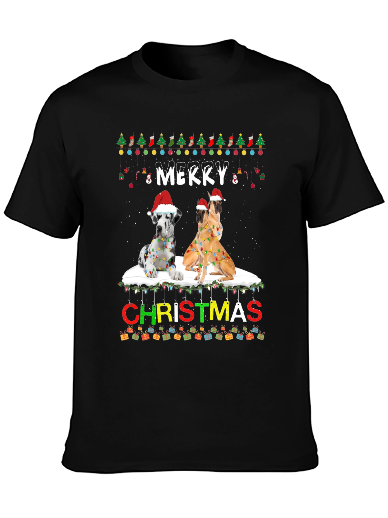 Merry Christmas Dog Lover T-Shirt