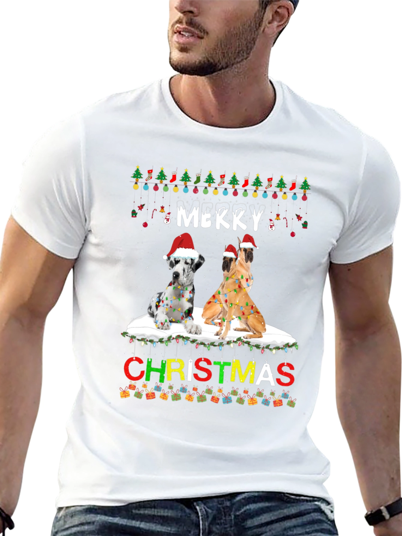 Merry Christmas Dog Lover T-Shirt