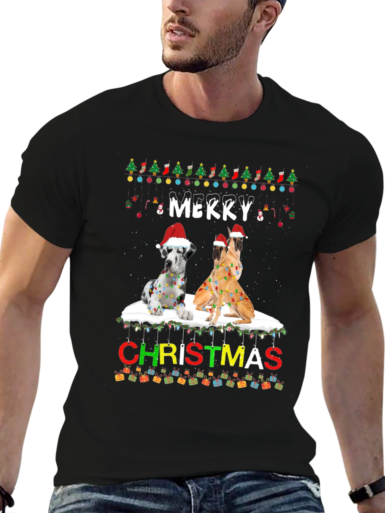 Merry Christmas Dog Lover T-Shirt