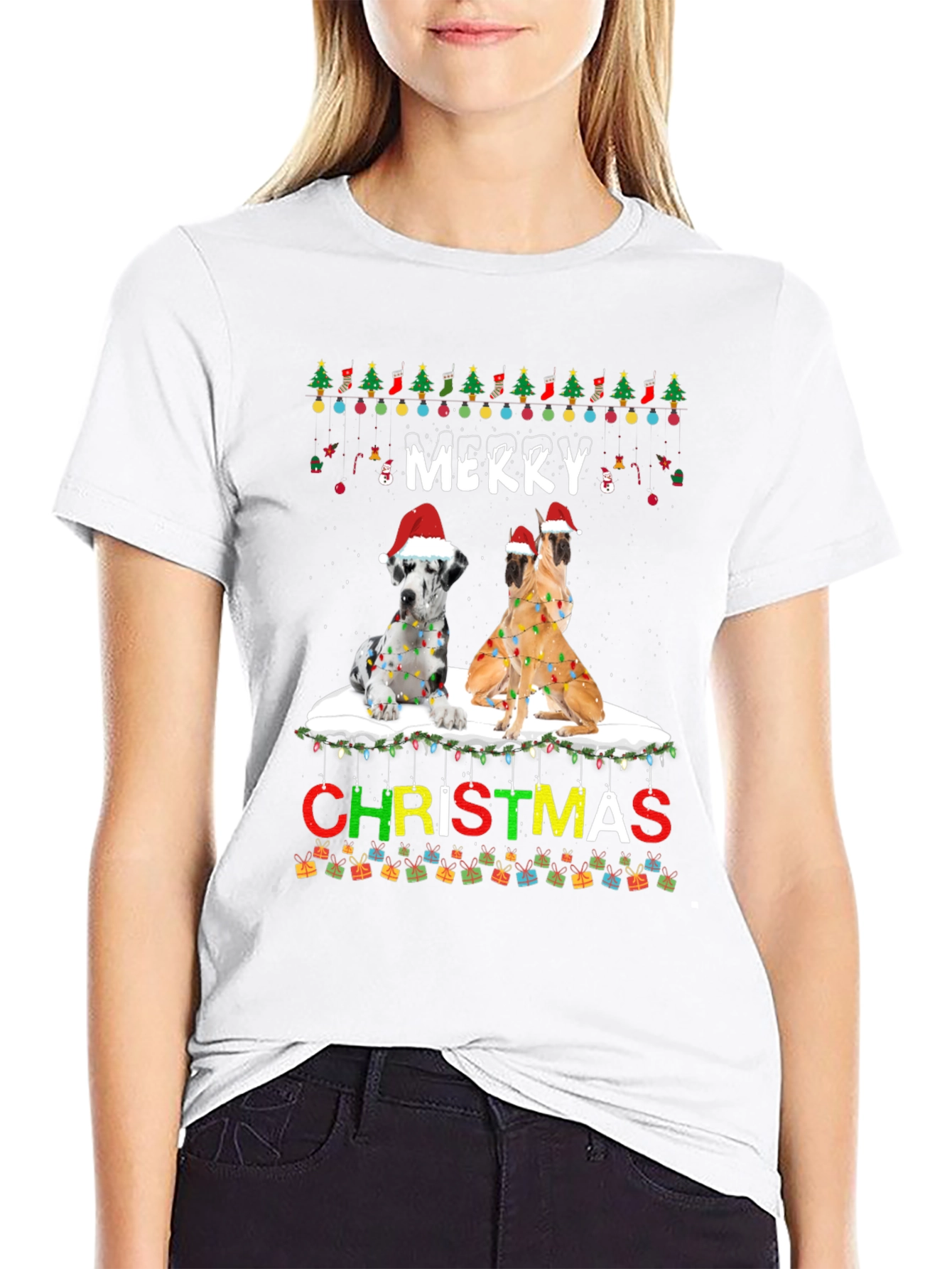 Merry Christmas Dog Lover T-Shirt
