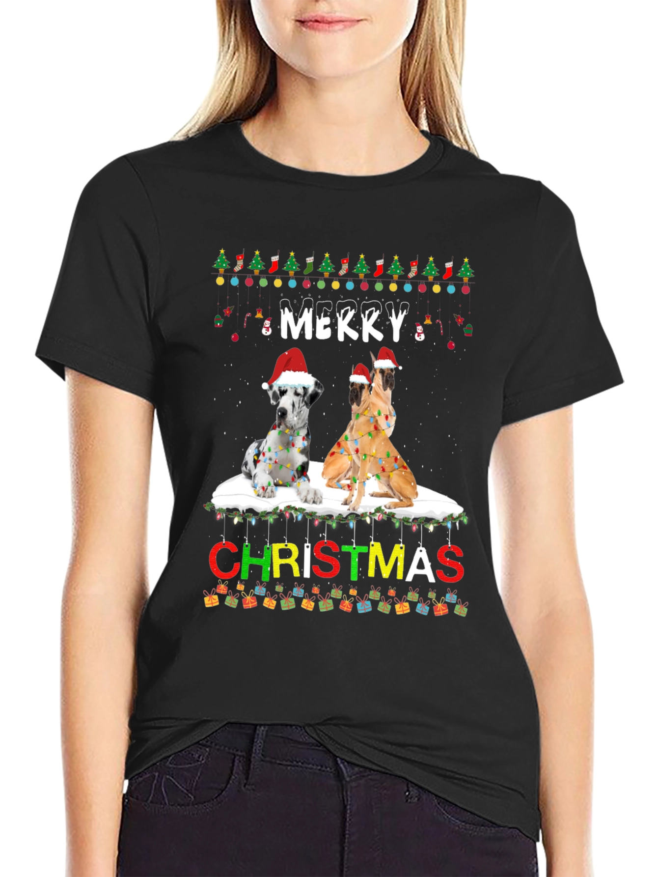 Merry Christmas Dog Lover T-Shirt
