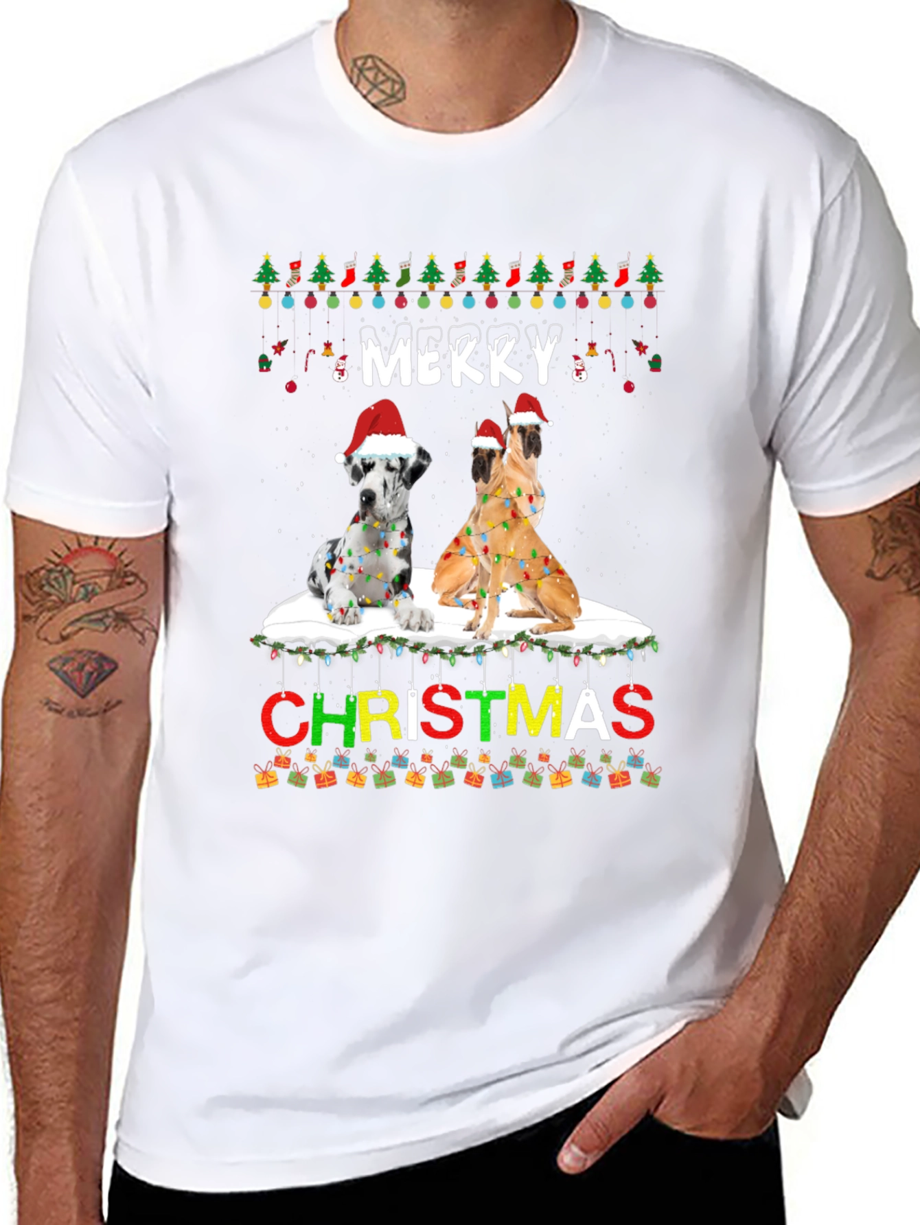 Merry Christmas Dog Lover T-Shirt