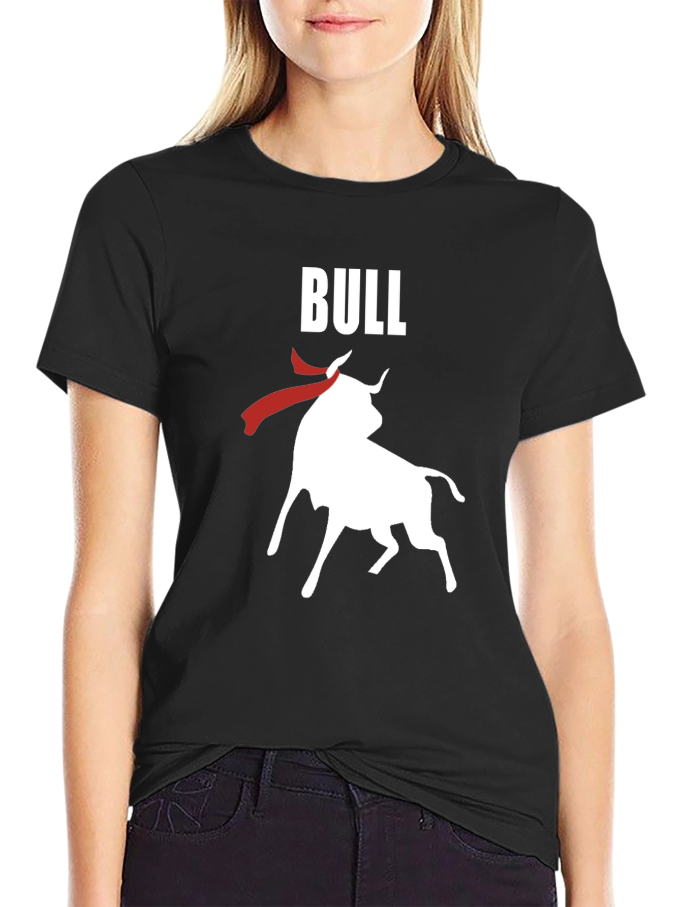 Bull Graphic T-Shirt - Bold Animal Design