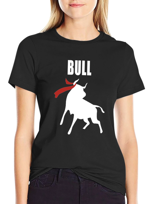 Bull Graphic T-Shirt - Bold Animal Design
