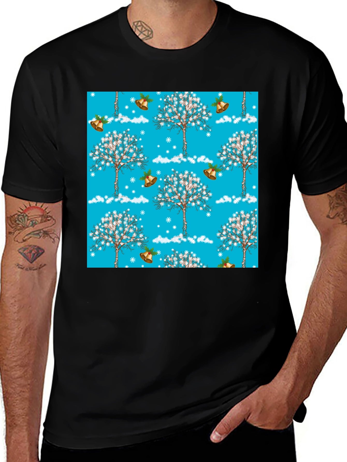 Winter Tree Patterned Tee