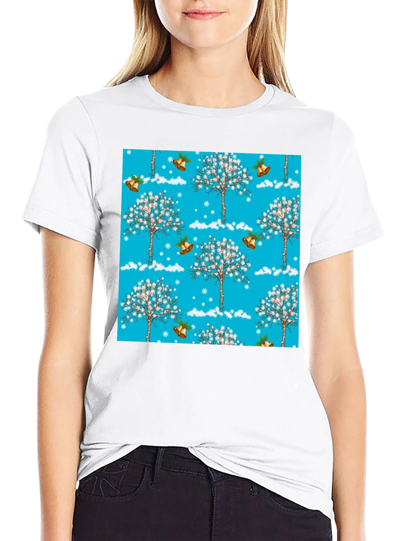 Winter Tree Patterned Tee
