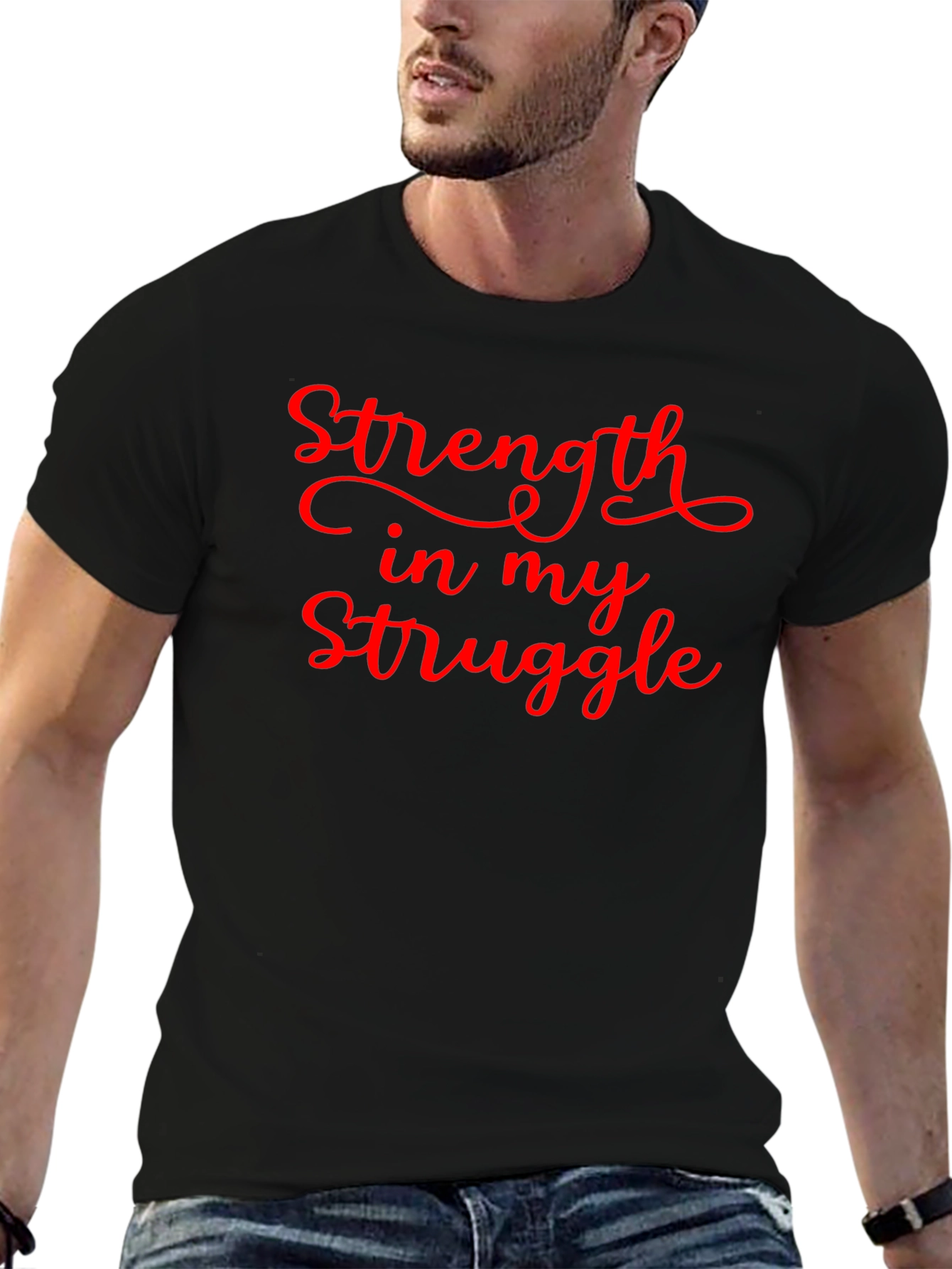 Strength in My Struggle Graphic T-Shirt