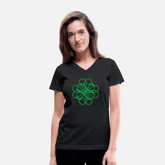 4 Heart Clover Double Infinity Lucky Symbol