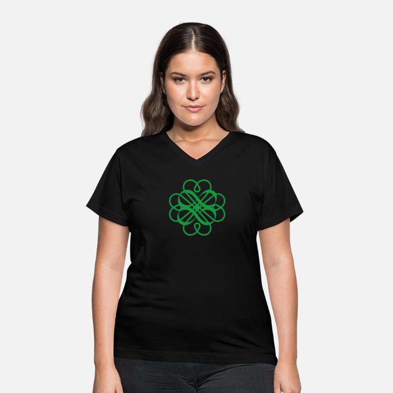 4 Heart Clover Double Infinity Lucky Symbol