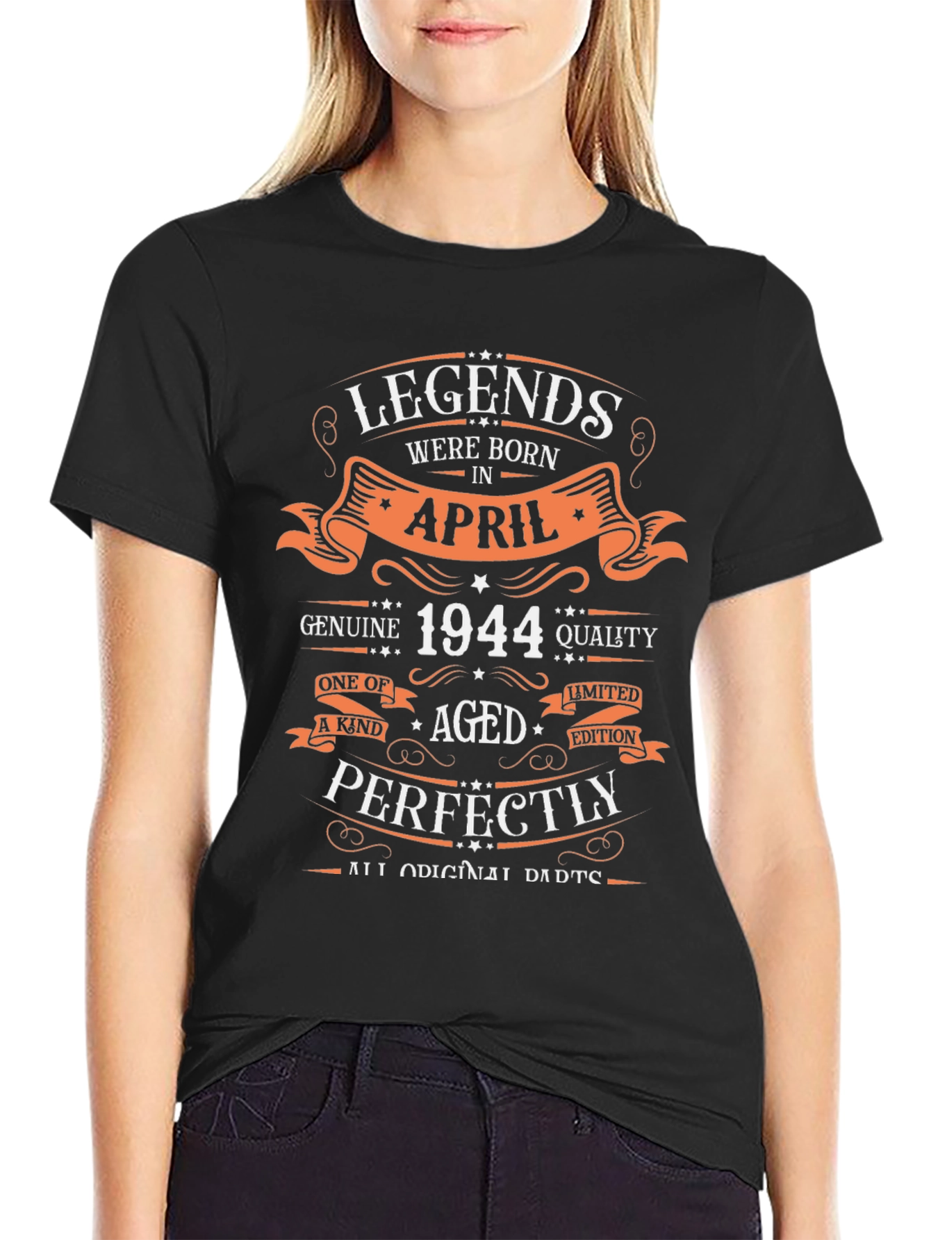Legends Born in April 1944 Graphic T-Shirt