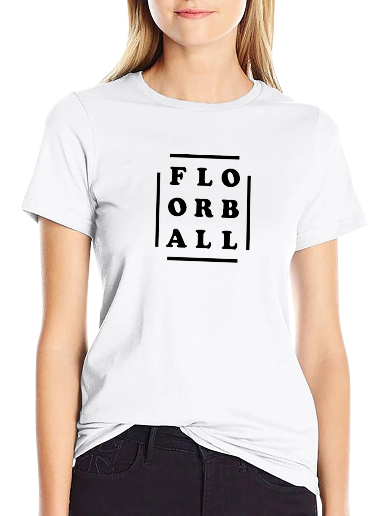Florball T-Shirt Casual Cotton Tee