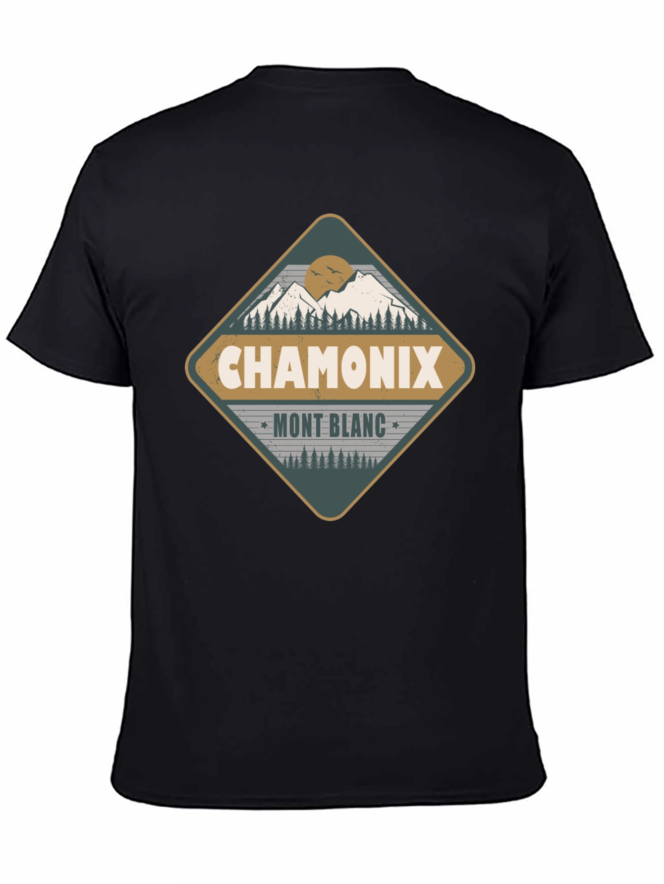 Chamonix Mont Blanc Graphic T-Shirt