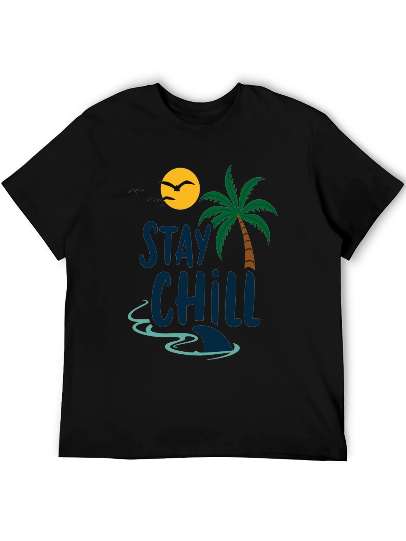 Stay Chill T-Shirt - Beach Vibes Graphic Tee