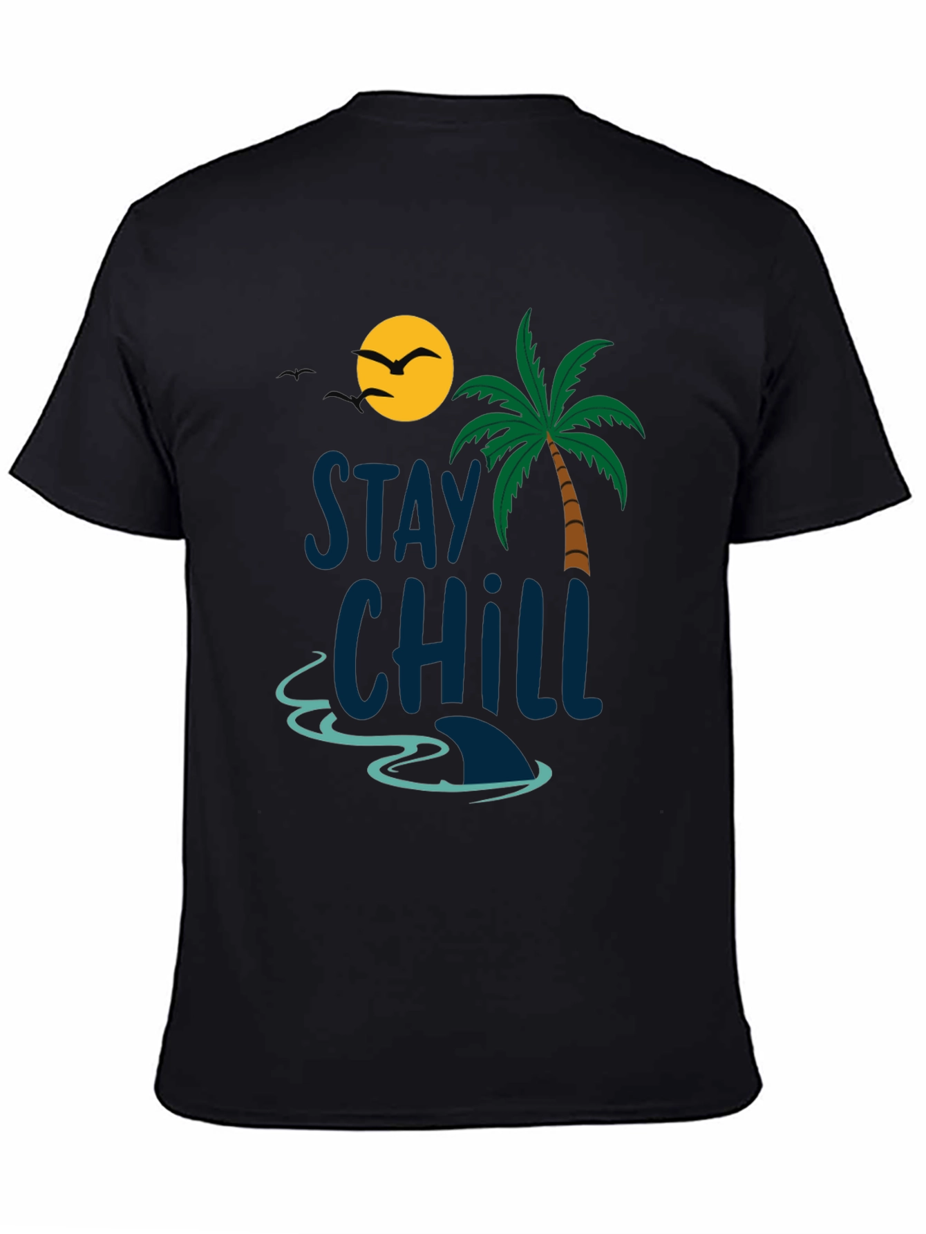 Stay Chill T-Shirt - Beach Vibes Graphic Tee