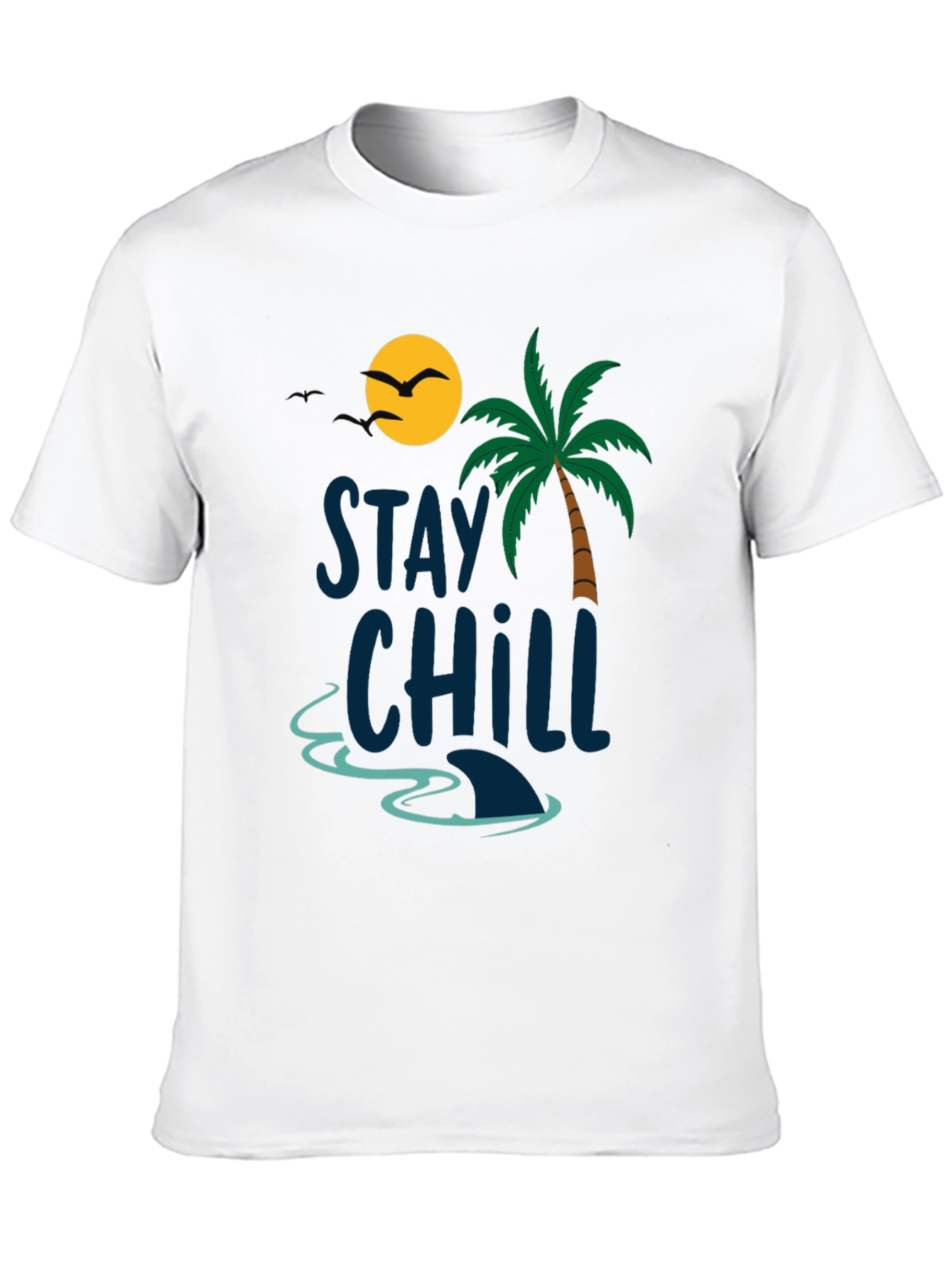 Stay Chill T-Shirt - Beach Vibes Graphic Tee