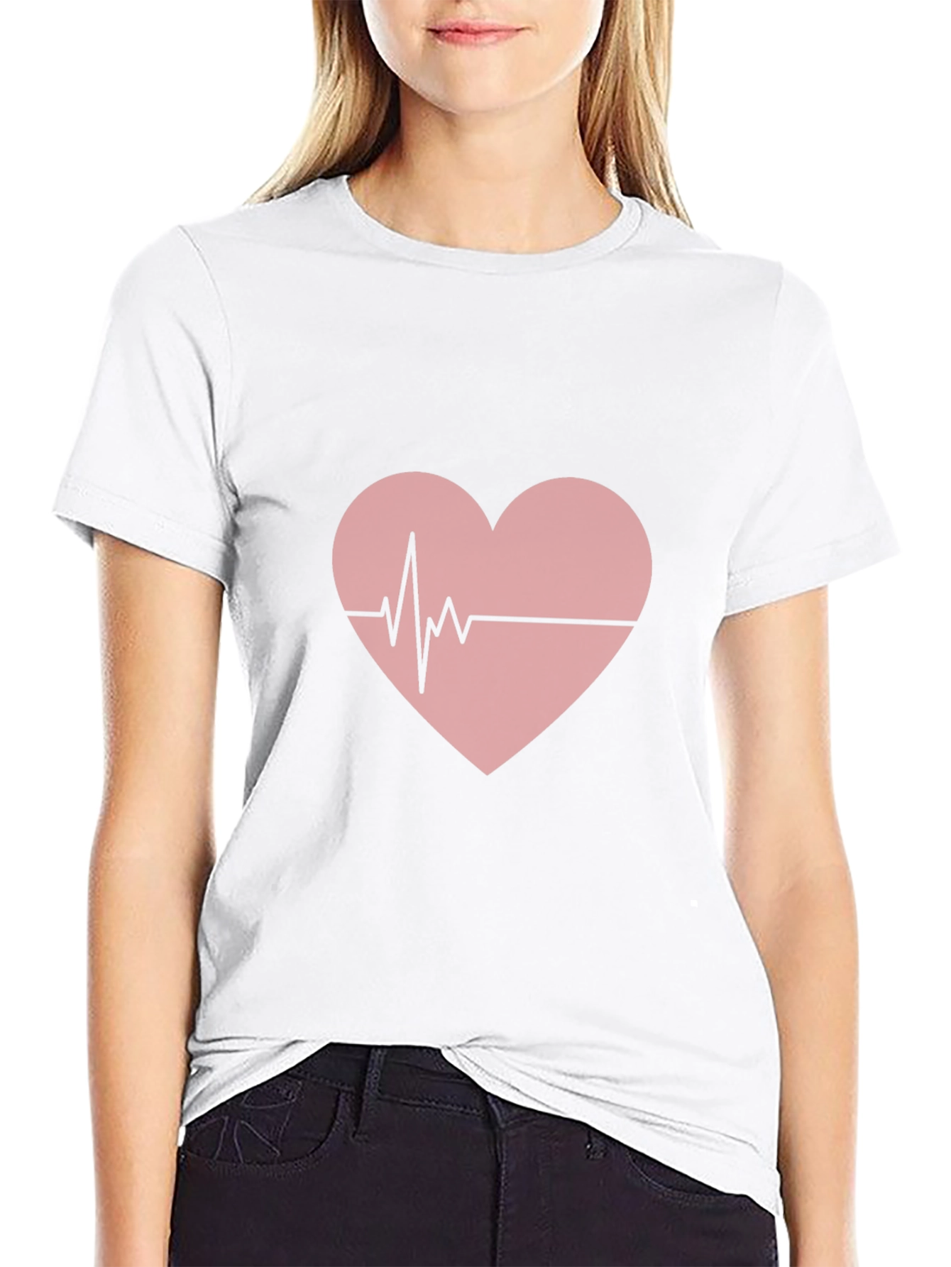 Heartbeat Graphic Tee - Mens Casual T-Shirt