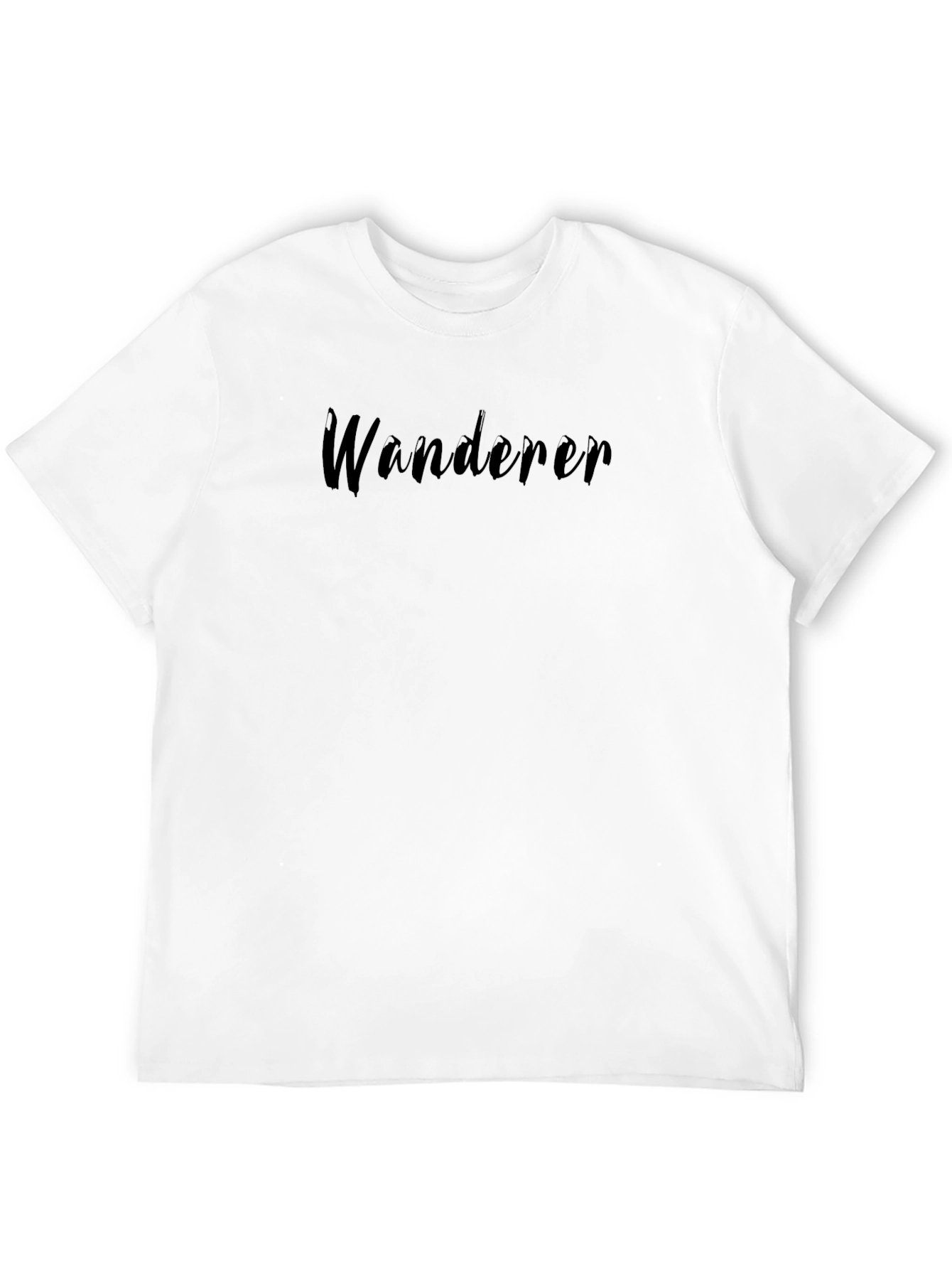 Wanderer Black Crew Neck T-Shirt