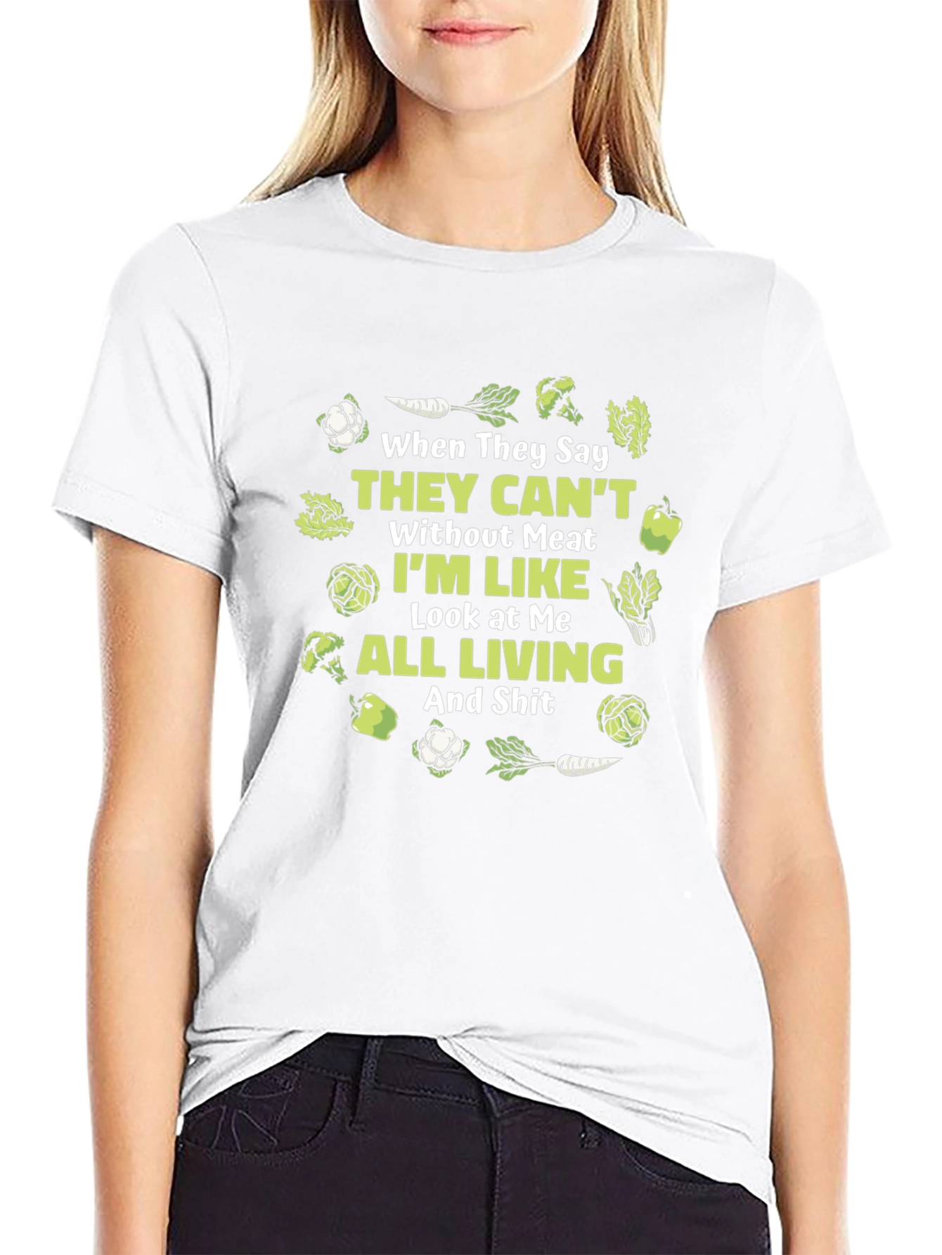 Vegan T-Shirt: All Living Funny Tee